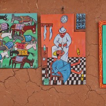 Pictures in Ait Ben Haddou- rotate the image 180 degrees and look at the man's face